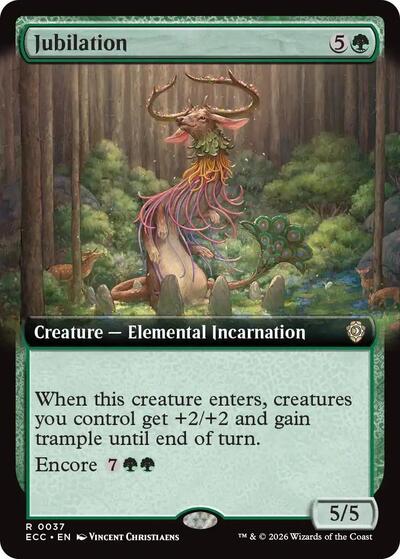 Jubilation (Extended Art) (Commander: Lorwyn Eclipsed) Near Mint