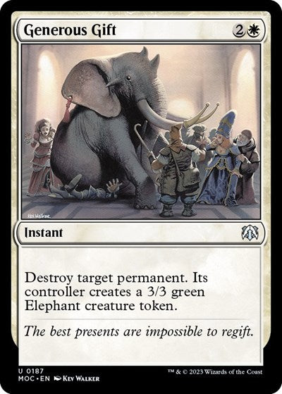 Generous Gift (Commander: March of the Machine) Medium Play