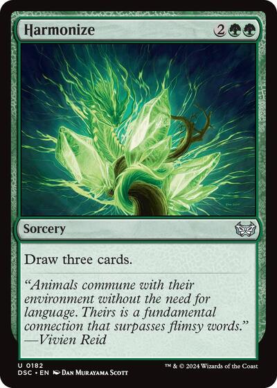 Harmonize (Commander: Duskmourn: House of Horror) Light Play