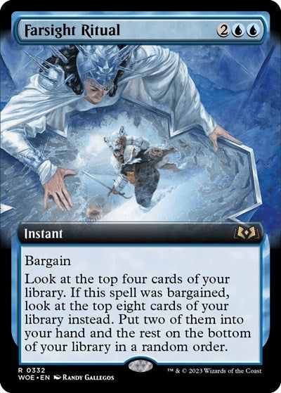 Farsight Ritual (Extended Art) (Wilds of Eldraine) Near Mint Foil