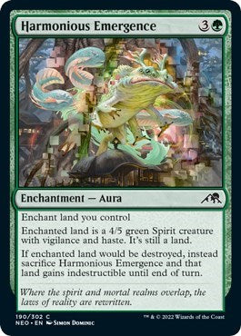 Harmonious Emergence (Kamigawa: Neon Dynasty) Medium Play