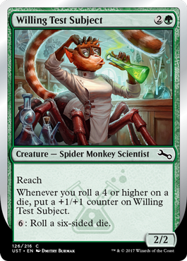 Willing Test Subject (Unstable) Light Play Foil