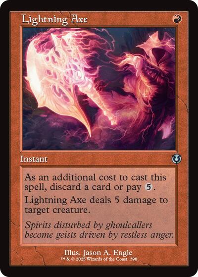 Lightning Axe (Retro Frame) (Innistrad Remastered) Light Play