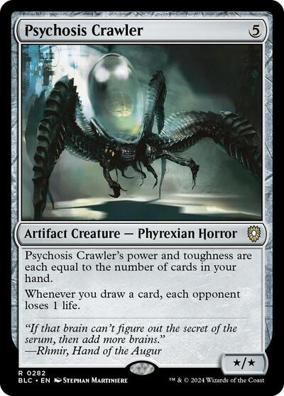 Psychosis Crawler (Commander: Bloomburrow) Medium Play