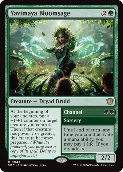 Yavimaya Bloomsage (Commander: Secrets of Strixhaven) Near Mint
