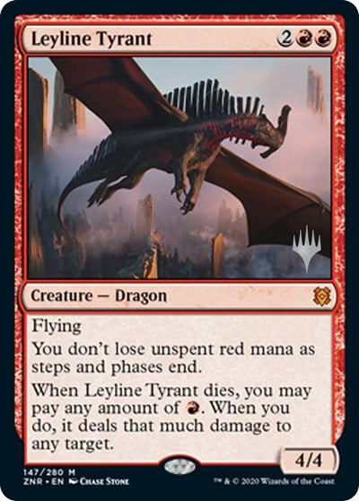 Leyline Tyrant (Promo Pack: Zendikar Rising) Light Play Foil