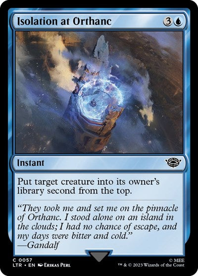 Isolation at Orthanc (Universes Beyond: The Lord of the Rings: Tales of Middle-earth) Near Mint