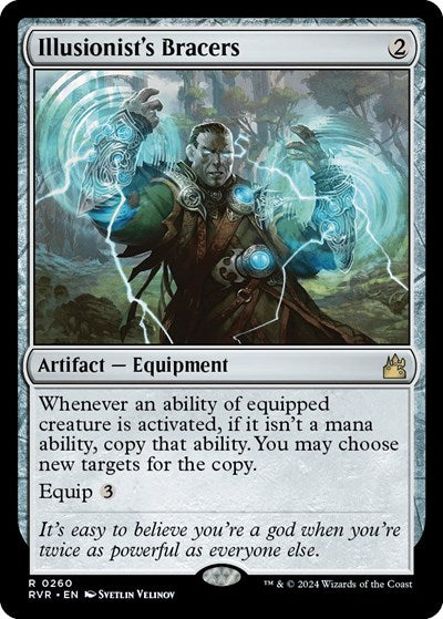 Illusionist's Bracers (Ravnica Remastered) Light Play
