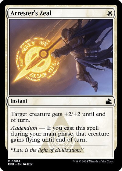 Arrester's Zeal (Ravnica Remastered) Near Mint