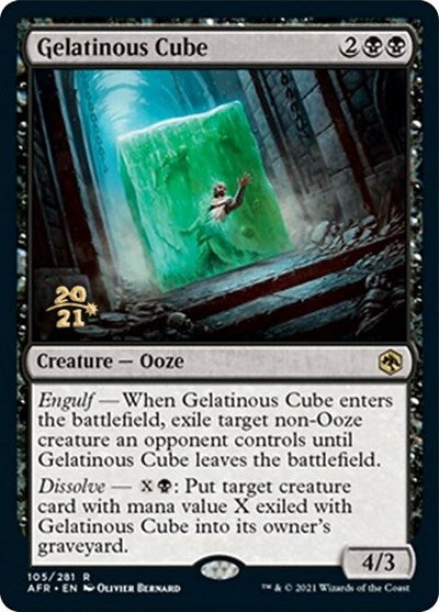Gelatinous Cube (Promos: Prerelease Cards) Light Play Foil