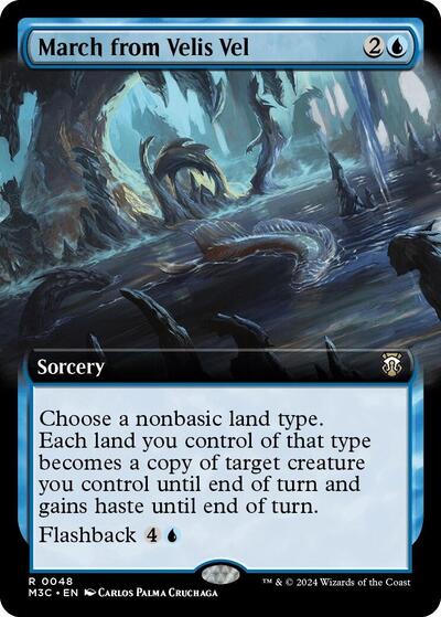 March from Velis Vel (Extended Art) (Commander: Modern Horizons 3) Light Play