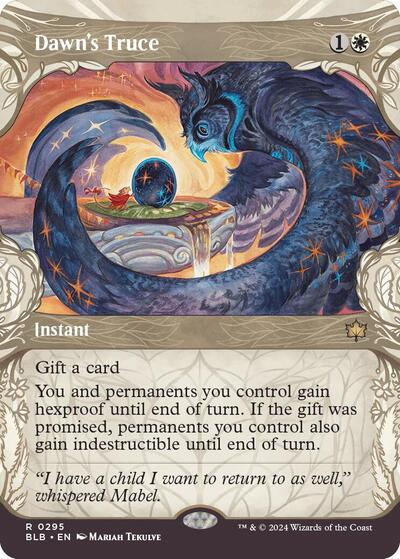 Dawn's Truce (Showcase) (Bloomburrow) Light Play Foil