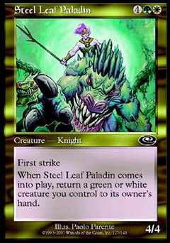 Steel Leaf Paladin (Planeshift) Light Play