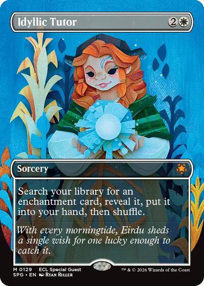 Idyllic Tutor (Borderless) (Special Guests) Near Mint