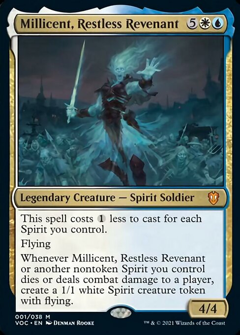 Millicent, Restless Revenant (Commander 2021 Crimson Vow) Light Play Foil