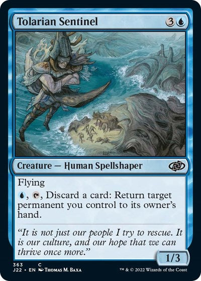 Tolarian Sentinel (Jumpstart 2022) Light Play
