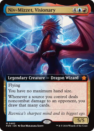 Niv Mizzet Visionary Extended Art|1|0|0.00
