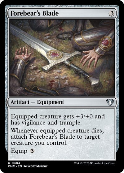 Forebear's Blade (Commander Masters) Near Mint Foil