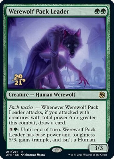 Werewolf Pack Leader (Promos: Prerelease Cards) Light Play Foil
