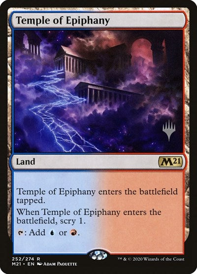 Temple of Epiphany (Promo Pack: Core Set 2021) Light Play