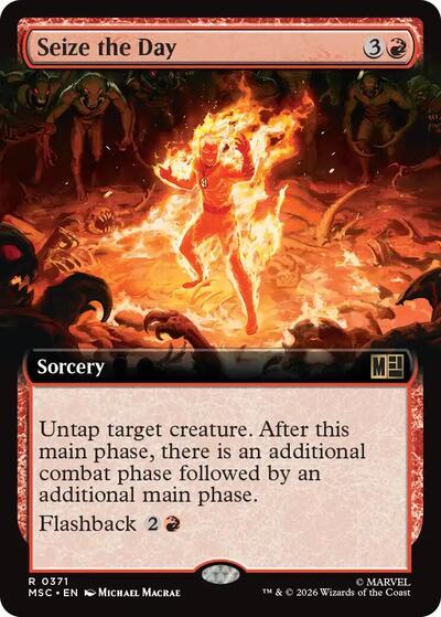Seize the Day (Extended Art) (Commander: Marvel Super Heroes) Near Mint
