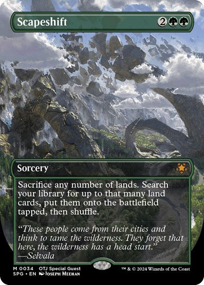 Scapeshift (Borderless) (Special Guests) Near Mint Foil
