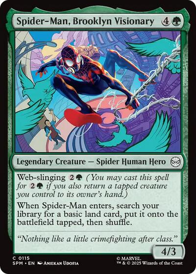 Spider-Man, Brooklyn Visionary (Marvel's Spider-Man) Light Play Foil