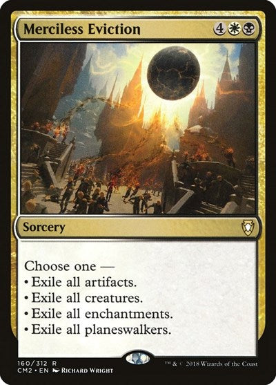 Merciless Eviction (Commander Anthology Volume II) Medium Play