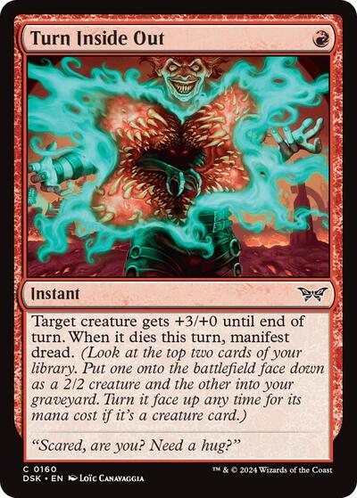 Turn Inside Out (Duskmourn: House of Horror) Light Play Foil