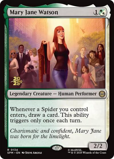 Mary Jane Watson (Promos: Prerelease Cards) Light Play Foil