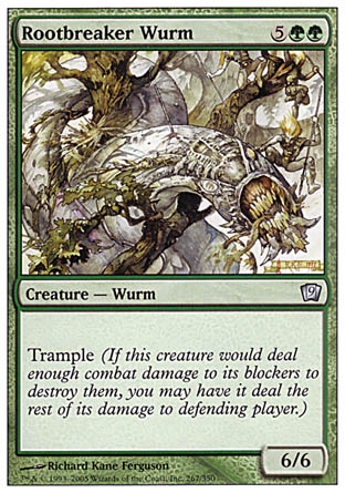Rootbreaker Wurm (9th Edition) Light Play