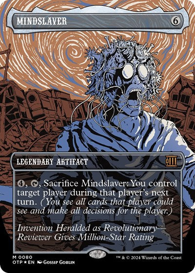 Mindslaver (Textured Foil) (Outlaws of Thunder Junction: Breaking News) Near Mint Foil