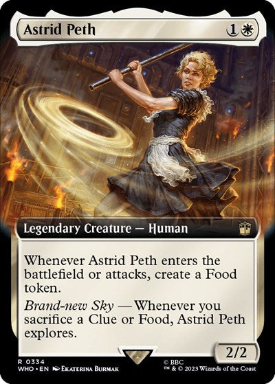 Astrid Peth (Extended Art) (Universes Beyond: Doctor Who) Near Mint Foil