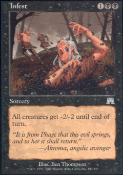Infest (Onslaught) Medium Play Foil