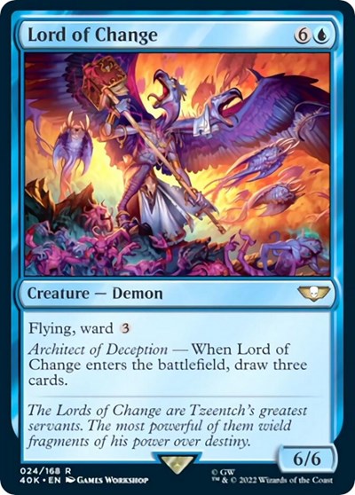 Lord of Change (Surge Foil) (Universes Beyond: Warhammer 40K) Near Mint Foil