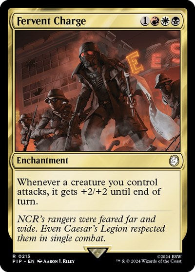 Fervent Charge (Universes Beyond: Fallout) Near Mint Foil