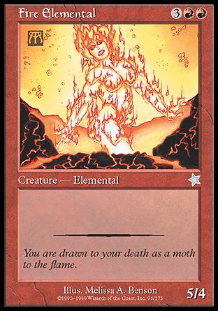 Fire Elemental (Starter 1999) Medium Play