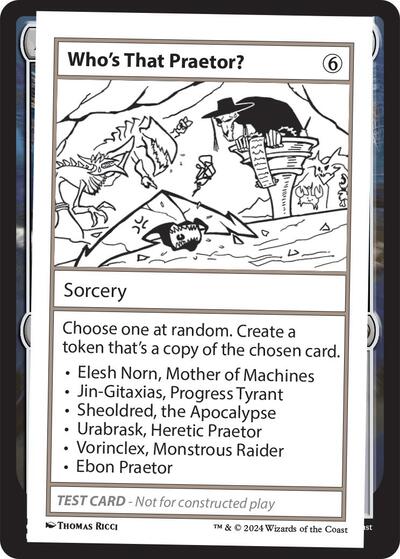 Who's That Praetor? (Mystery Booster 2 Playtest Cards) Near Mint