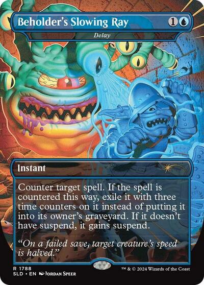 Beholder's Slowing Ray - Delay (Secret Lair) Near Mint