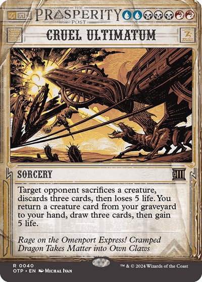 Cruel Ultimatum (Outlaws of Thunder Junction: Breaking News) Light Play