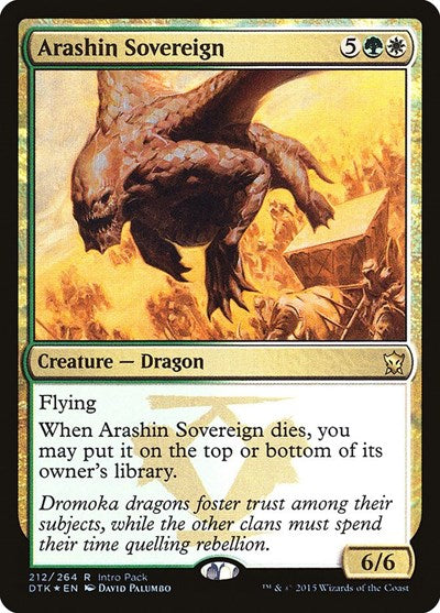 Arashin Sovereign (Promos: Unique and Miscellaneous) Light Play Foil