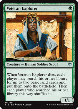 Veteran Explorer (Commander 2016 Edition) Medium Play