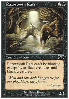 Razortooth Rats (Classic 6th Edition) Medium Play