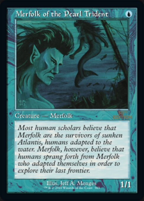 Merfolk of the Pearl Trident Retro Frame|0|0|0.00