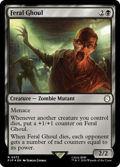 Feral Ghoul (Surge Foil) (Universes Beyond: Fallout) Light Play Foil