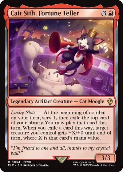 Cait Sith, Fortune Teller (Commander: FINAL FANTASY) Light Play