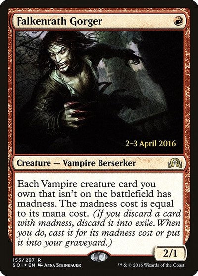 Falkenrath Gorger (Promos: Prerelease Cards) Light Play Foil