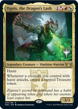 Ognis, the Dragon's Lash (Promo Pack: Streets of New Capenna) Light Play