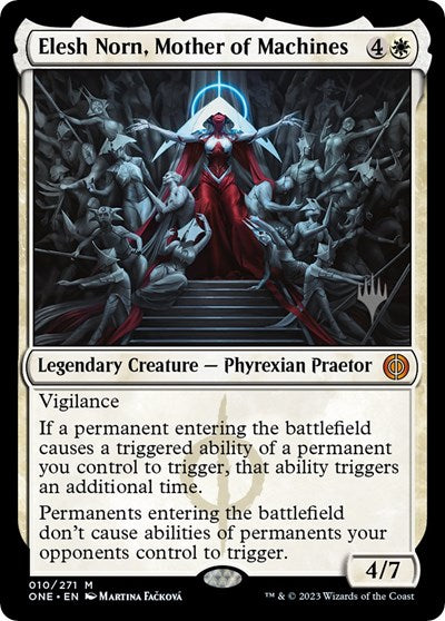 Elesh Norn, Mother of Machines (Promo Pack: Phyrexia: All Will Be One) Near Mint Foil