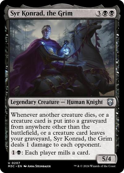 Syr Konrad, the Grim (Commander: Modern Horizons 3) Medium Play